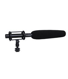 BOYA BY-PVM1000L Pro Condenser Shotgun Microphone 3 Pin XLR Output with Foam Windscreen & Shock Mount for Canon Nikon DSLRS Camcorder Video Camera