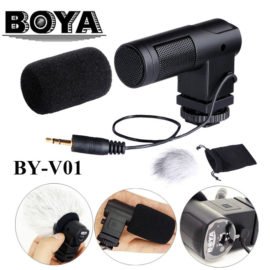 BOYA BY-VM01 Mini Directional Video Condenser Microphone for Canon Nikon DSLR Camcorder