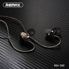 Remax RM-580 Dual Moving-Coli Dynamic Driver Earphone