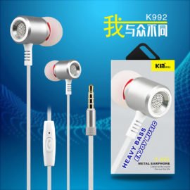 Professional In-Ear Earphone In-line Control Heavy Bass Sound Quality Music Headset With Mic For iPhone Mobile Phone MP3 MP4