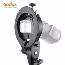 Godox S-type Bracket Bowens Mount Holder for Speedlite Flash Snoot Softbox Honeycomb