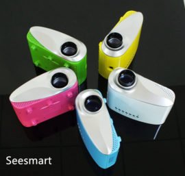 Cheap Pico Projector R802 LCD Video Projector 80 Lumens
