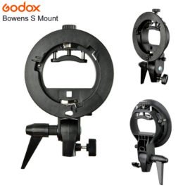 Godox S-type Bracket Bowens Mount Holder for Speedlite Flash Snoot Softbox Honeycomb