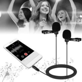 Dual Clip Microphone For Smartphone- (BOYA, BY-LM400)