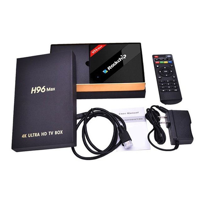 Android TV Box H96 Max 4K 4GB RAM Hexa Core 32GB