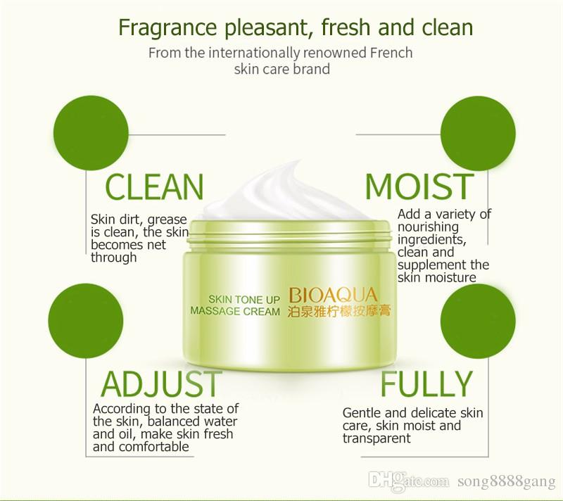 BIOAQUA Skin Tone UP Massage Cream - 120gm