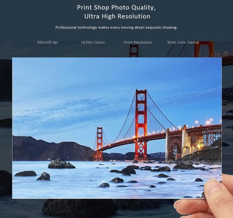 Xiaomi Mijia Smart Portable Wireless 6 inch Photo Printer