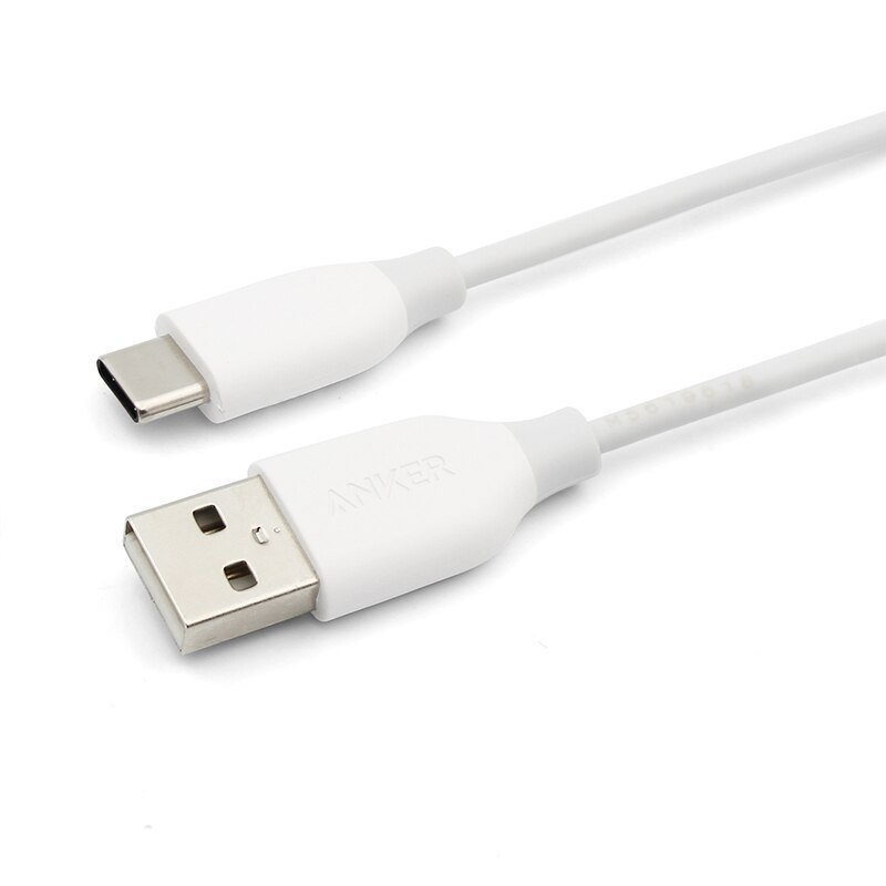 Anker PowerLine 3ft USB-C to USB 3.0 Cable – White