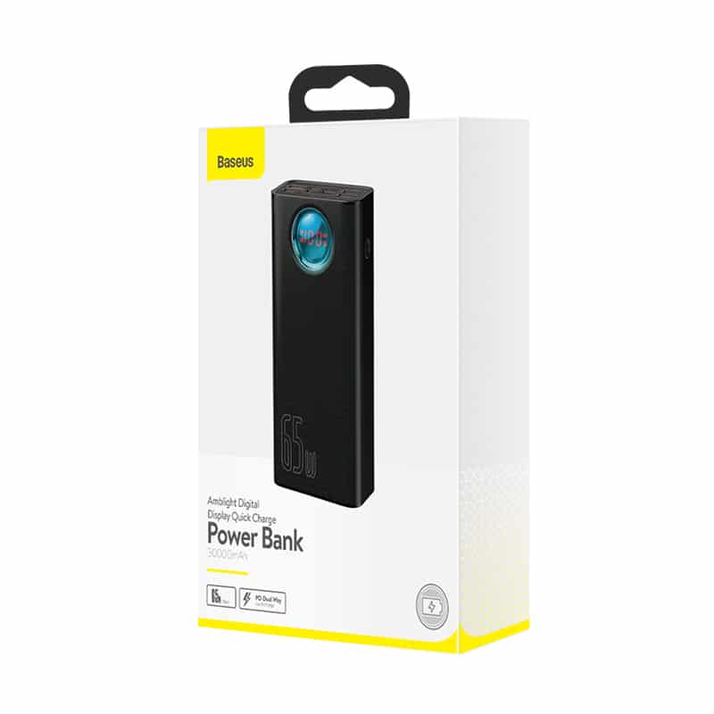 Baseus Amblight 65W Quick Charge Power Bank 30000mAh 3