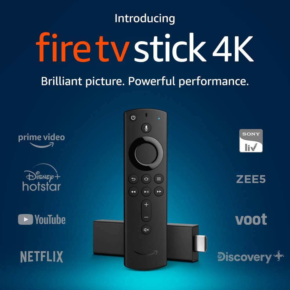 Amazon Fire TV Stick 4K with Alexa Voice Remote 4