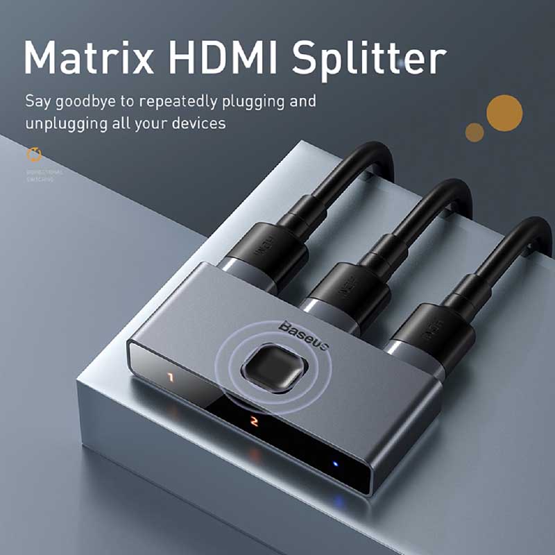 Baseus Matrix HDMI 4K HD Splitter 2