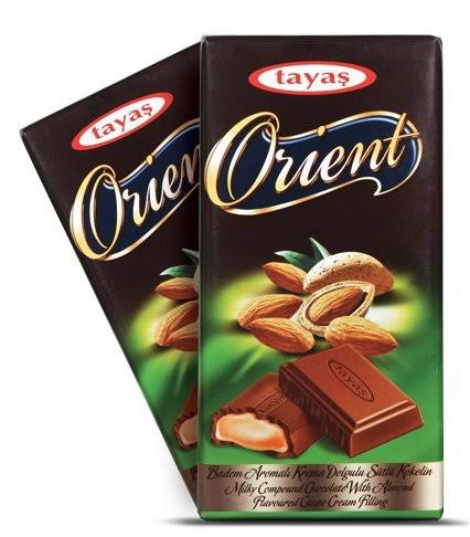 Tayas Orient Almond Chocolate 80gms