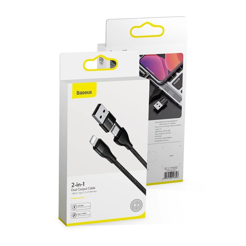Baseus 2-in-1 Dual Output Cable 2