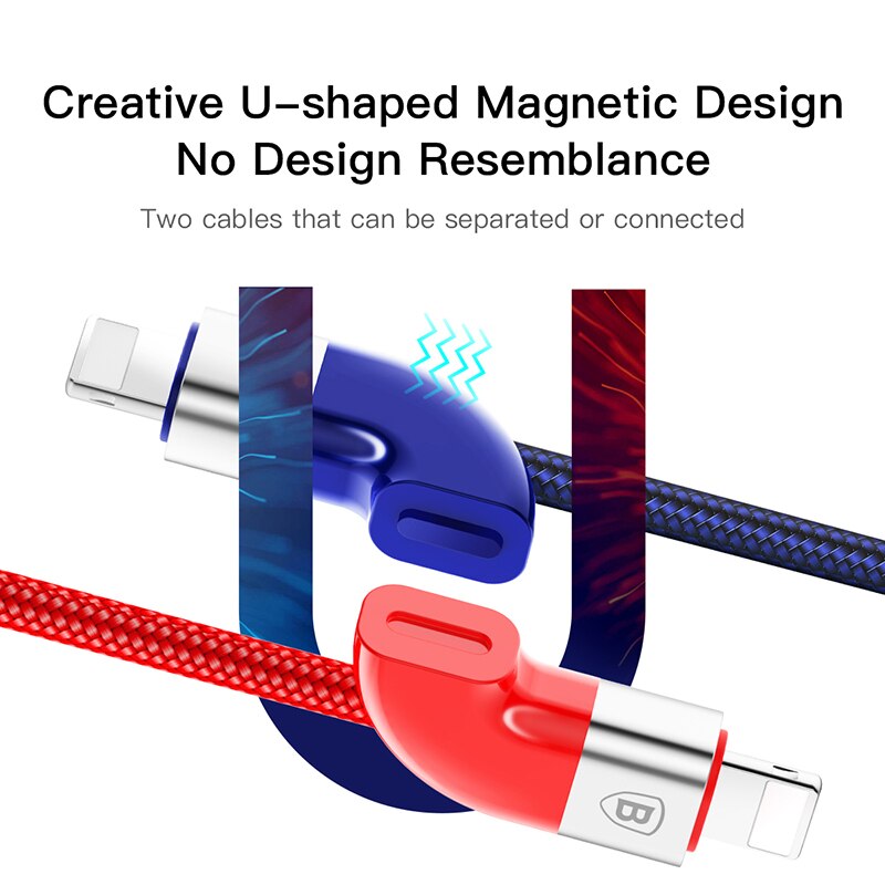 Baseus Couple Magnetic Lightning Cable