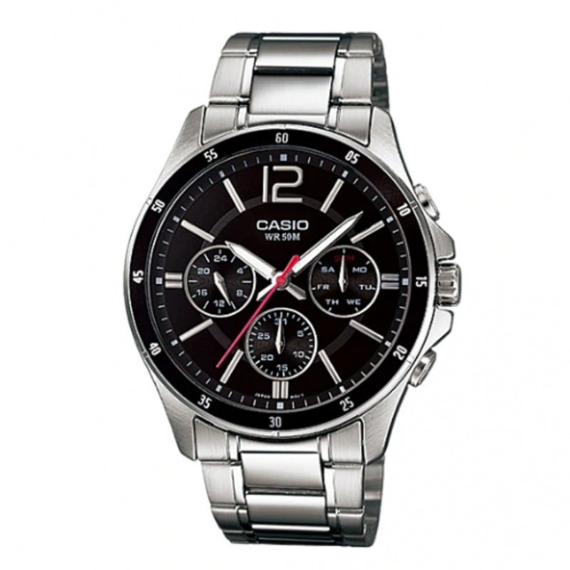 Casio MTP-1374D-1AVDF Chronograph Watch For Men