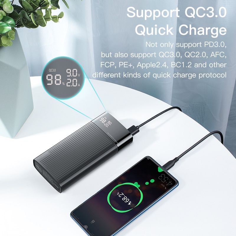 KUULAA Power Bank 20000mAh Type C QC PD 3.0 3
