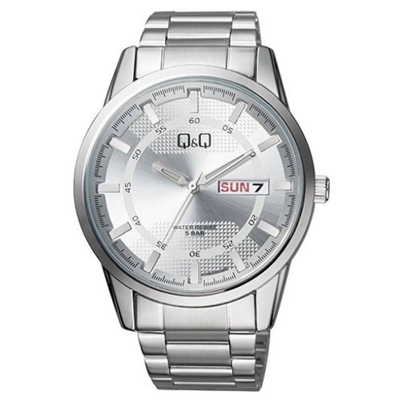 Q&Q A208J201Y Day-Date Watch