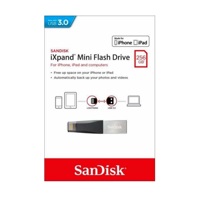 SanDisk iXpand Mini Flash Drive 256gb 3