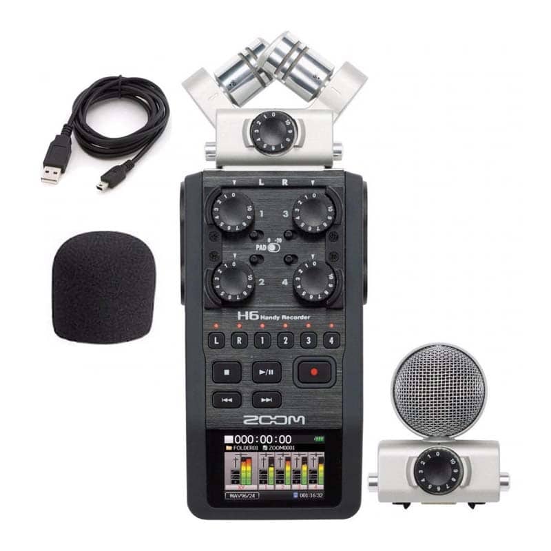 Zoom H6 6-Track Portable Recorder 4