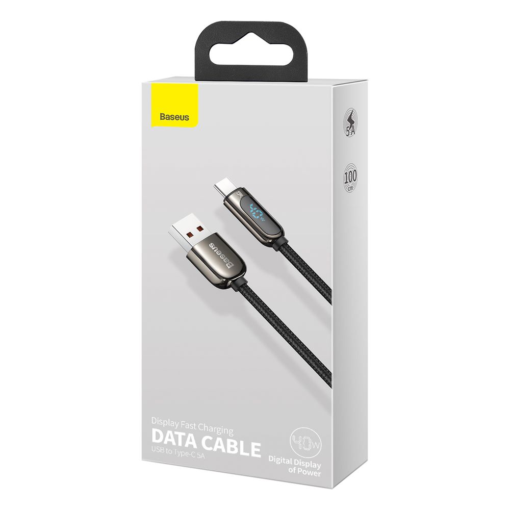 Baseus Display Fast Charging Data Cable USB to Type-C