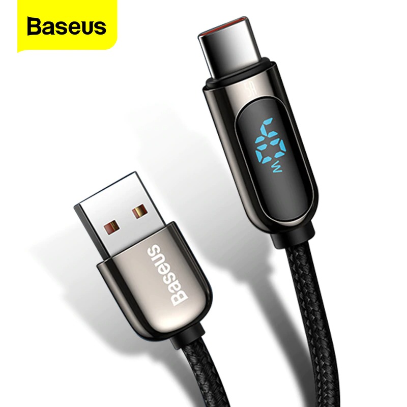 Baseus Display Fast Charging Data Cable USB to Type-C