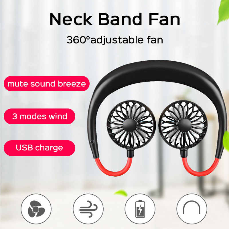 Rechargeable Neckband Fan 2