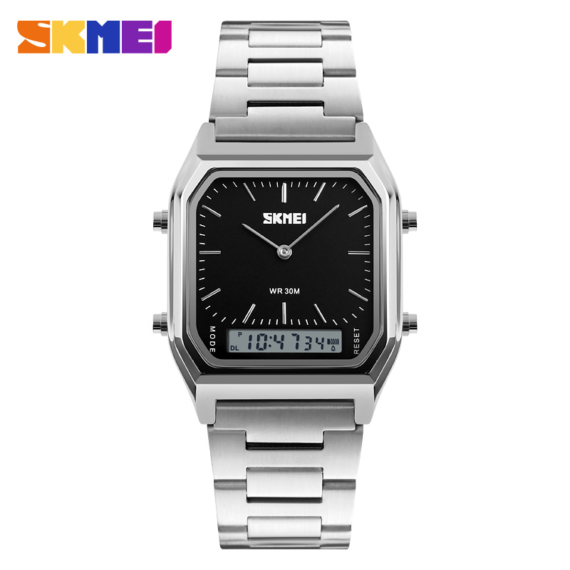 Skmei 1220 Stianless Steel Watches Silver
