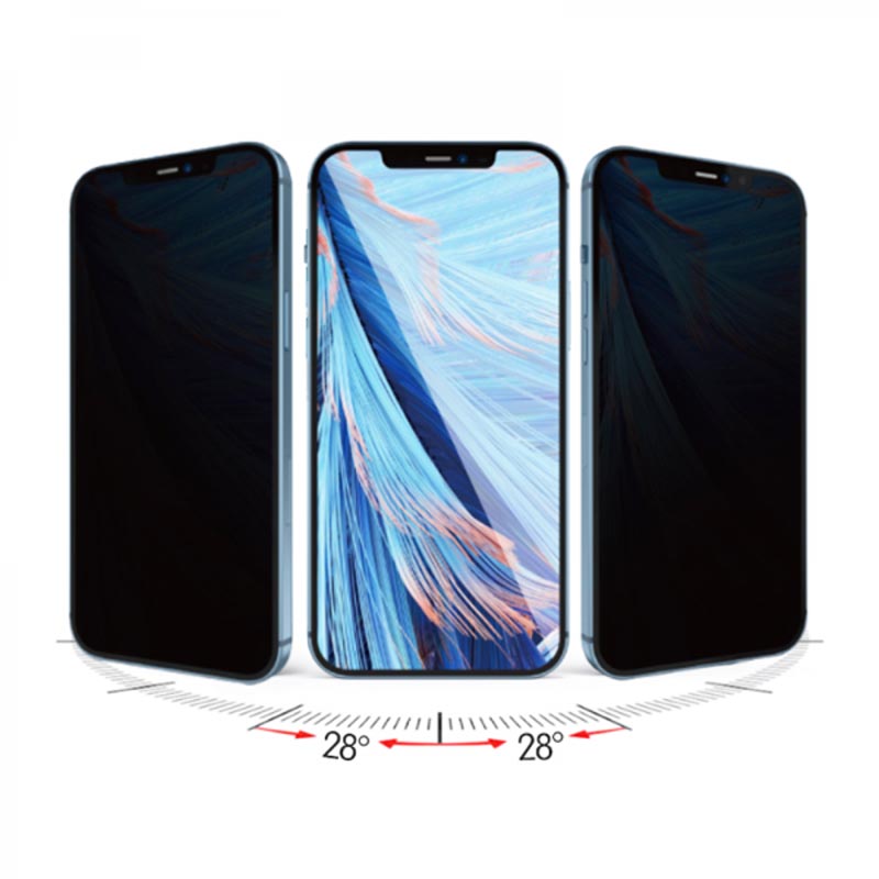WIWU IPRIVACY HD ANTI-PEEP TEMPERED GLASS SCREEN PROTECTOR 2.5D FOR IPHONE XS MAX-11 PRO MAX 2