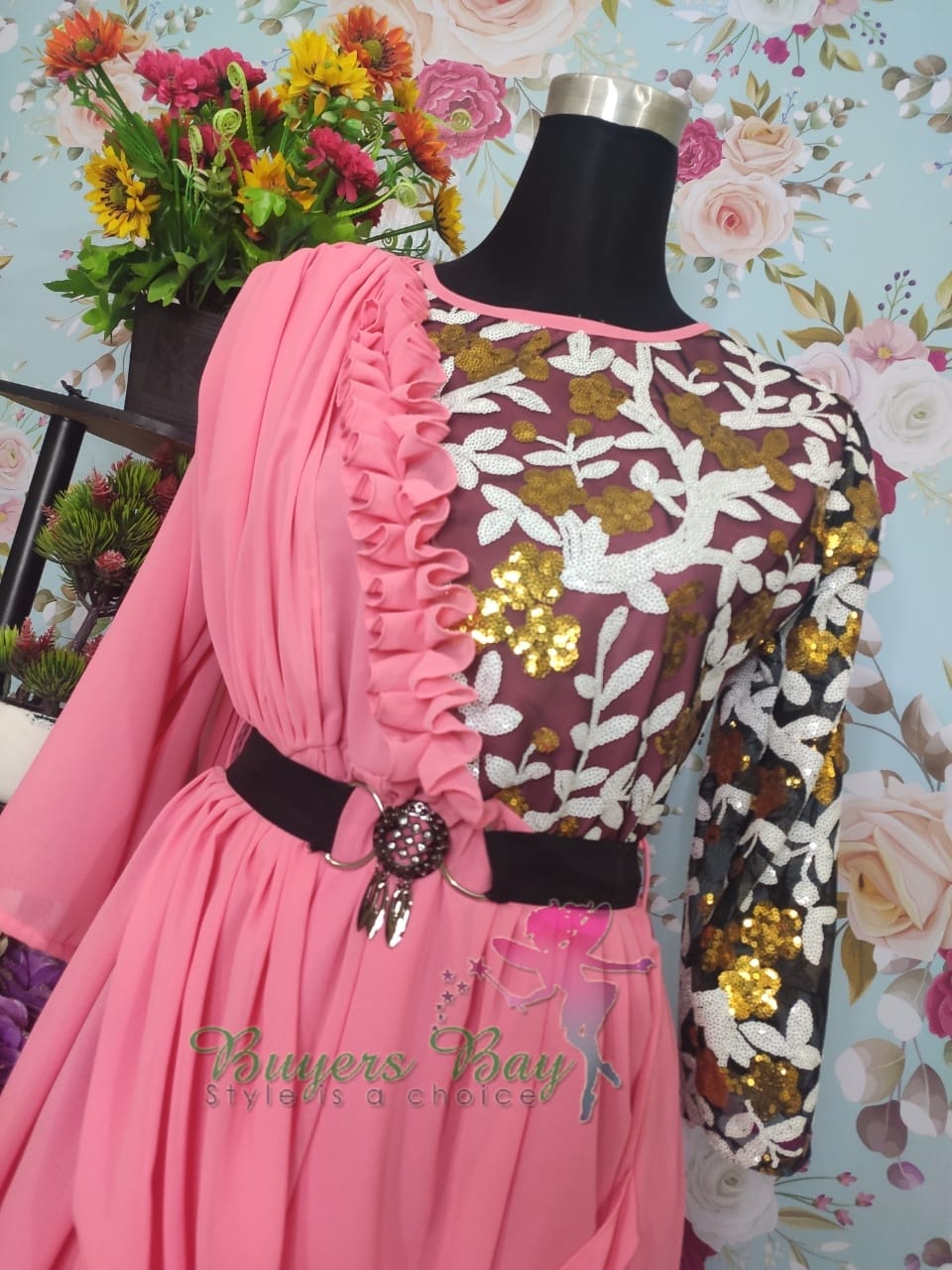 Exclusive Readymade Saree Gown