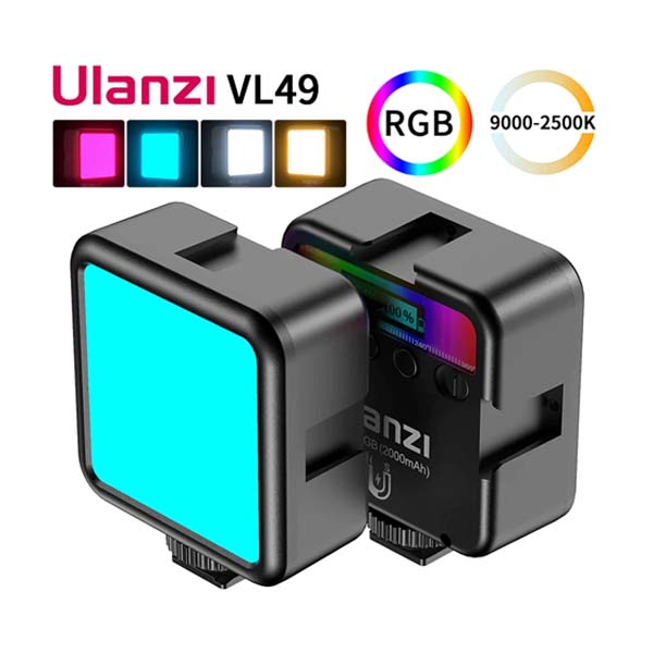 Ulanzi VL49 Rechargable Mini RGB Light