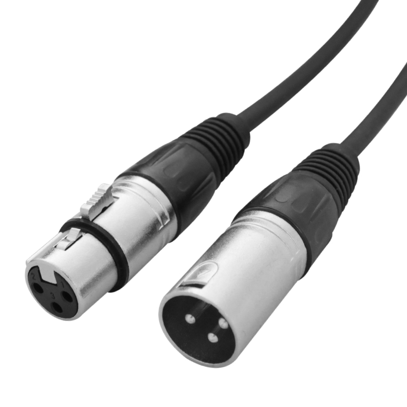XLR Cable Male to Female 3 FT