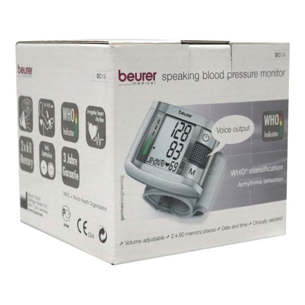 Beurer BC 19-Speaking Blood Pressure Monitor 3
