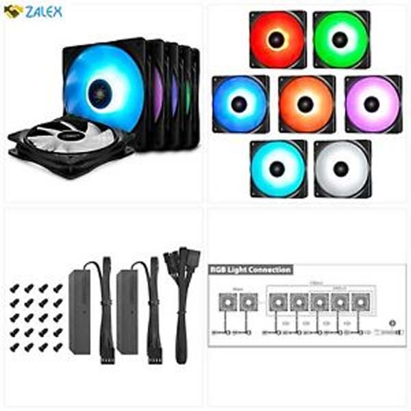 Deepcool RF120M 5-in-1 5x120mm RGB PWM Fan 4