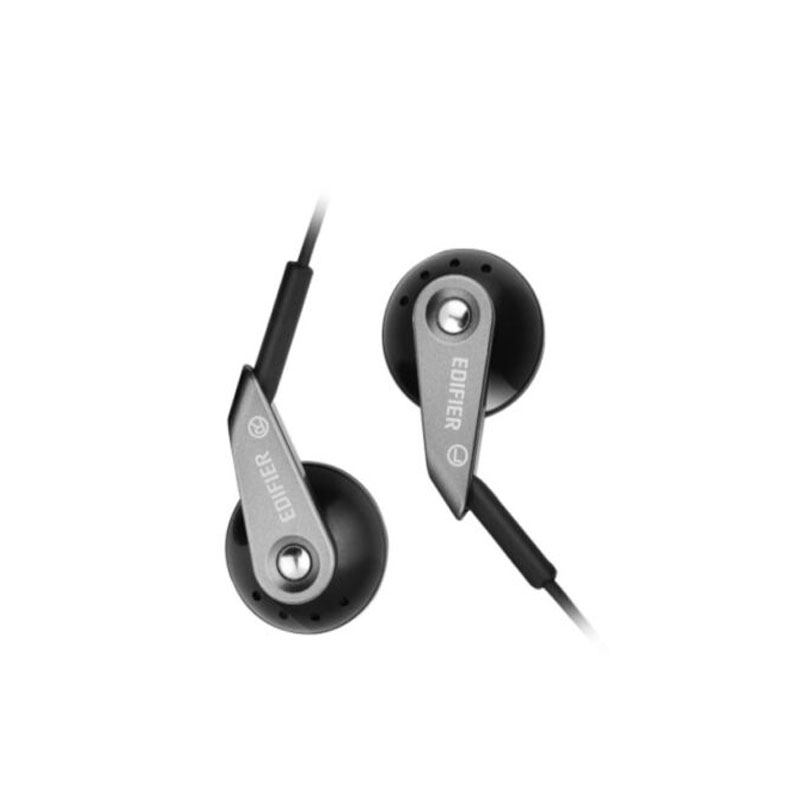 Edifier P185 Hi-Fi Classic Earbud Style Earphones With Microphone (Grey)