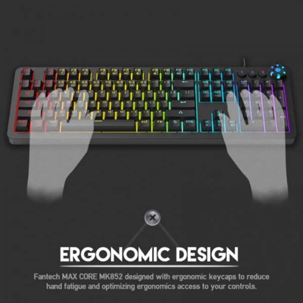 Fantech MK852 Max Core Mechanical USB Gaming Keyboard Black 2