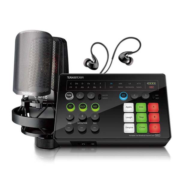 TAKSTAR MX1 Set Live Broadcast Sound Card Set 1