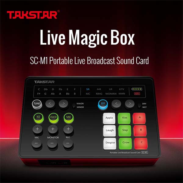 TAKSTAR SC-M1 Portable Live Broadcast Sound Card 3