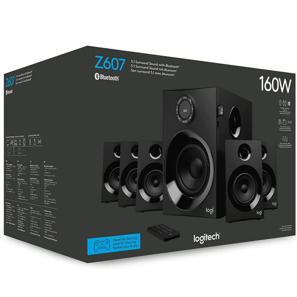 logitech z607 5.1 surround sound speakers