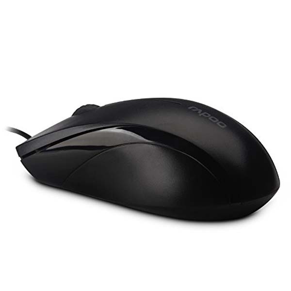 rapoo brand 3-button wired usb optical silent Mouse 3