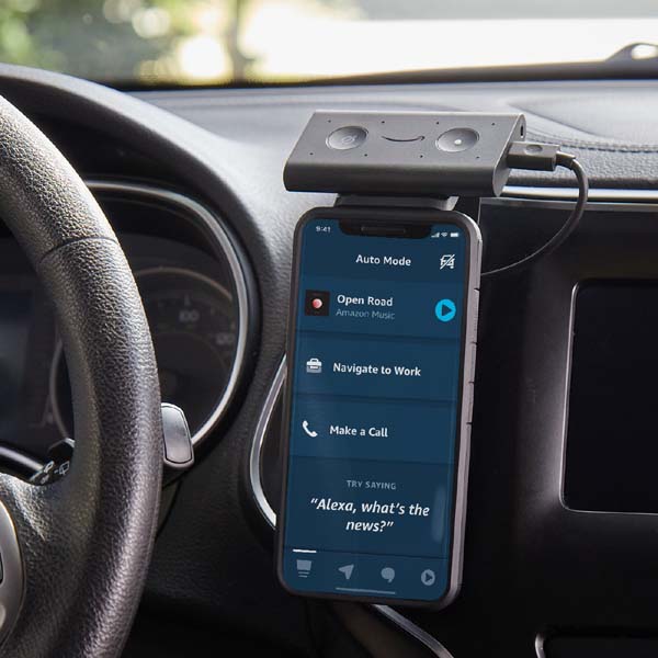 Amazon Echo Auto Smart Speaker with Alexa 4