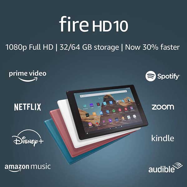 Amazon Fire HD 10 Tablet with Alexa Hands-Free 3