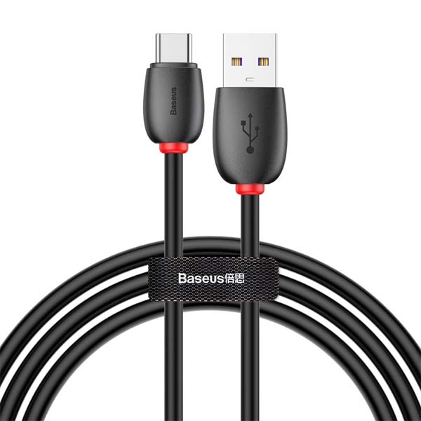 BASEUS CATZS-01 PURPLE RING HW QUICK CHARGING TYPE-C CABLE 1M 40W 1