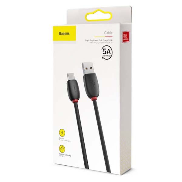 BASEUS CATZS-01 PURPLE RING HW QUICK CHARGING TYPE-C CABLE 1M 40W 3