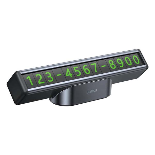 Baseus Square Bar Temporary Parking Number Plate for Car 1
