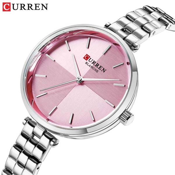 CURREN 9043 Luxury Stainless Steel Strap Women Watch 2