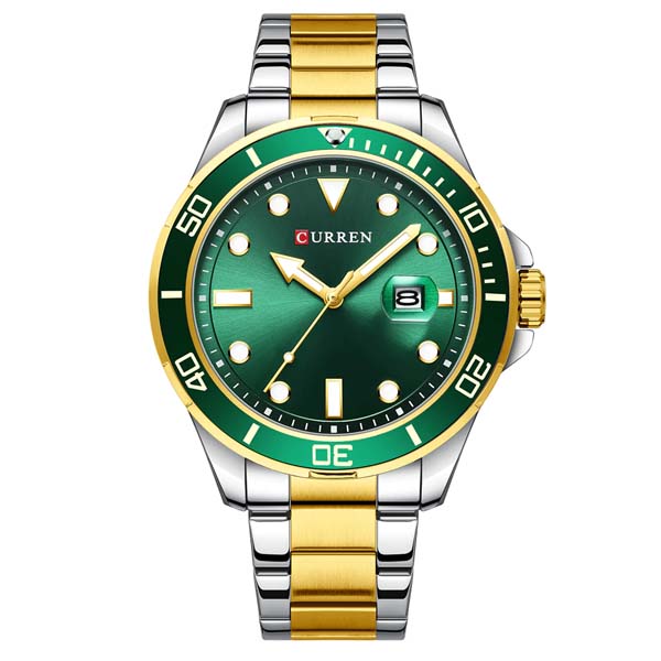 Curren 8388 Golden Green