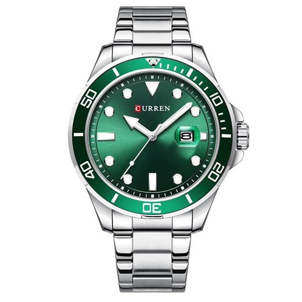 Curren 8388 Silver Green