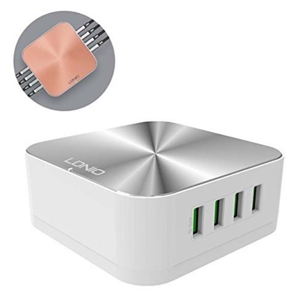 LDNIO 8 USB Port Desktop Charger Qualcomm Fast Charge 3
