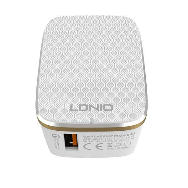 LDNIO A1204Q Quick Charge 3.0 Travel Charger with Micro USB Cable 2