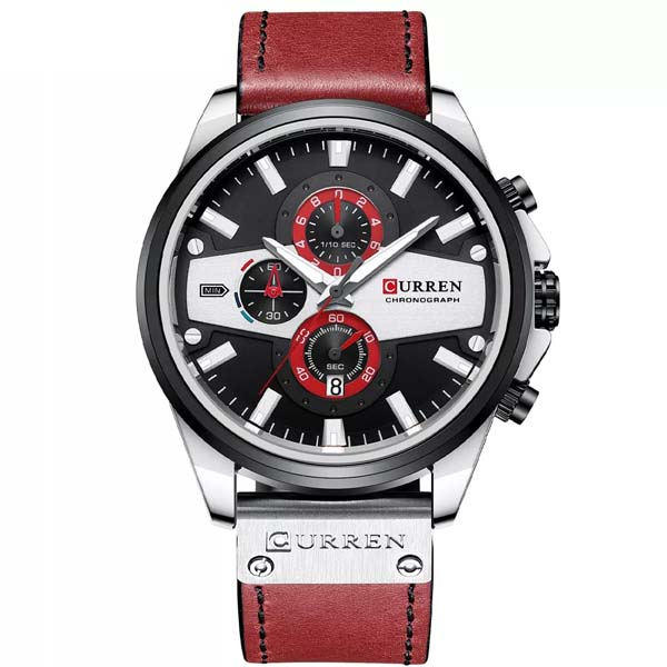 curren 8394 Men's Watches - Red